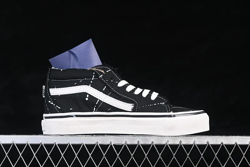All categories Vans Vans series Vans Mid Vans China Vans Sk8-Mid Frayed Vans China casual skateboard shoes VN000XUKGTW